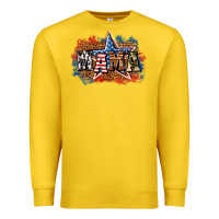 Lemon Patriotic Mama Premium Sweatshirt - BundleAndBundleShop