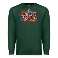 Sports Green Patriotic Mama Premium Sweatshirt - BundleAndBundleShop