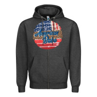 Leopard Merica Zipper Hoodie | Teevron