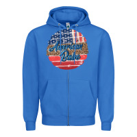 True Royal leopard merica Zipper Hoodie - MaliasSmallBusiness