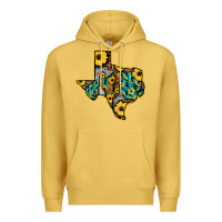 Antique Gold Western Texas Map Premium Hoodie - Bettercallsaul