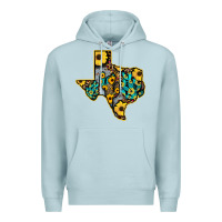 Blue Mist Western Texas Map Premium Hoodie - Bettercallsaul