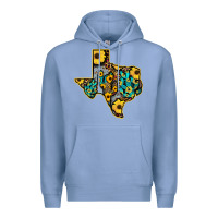 Colony Blue Western Texas Map Premium Hoodie - Bettercallsaul