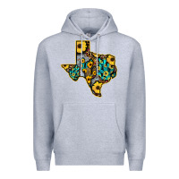 Heather Grey Western Texas Map Premium Hoodie - Bettercallsaul