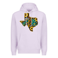 Lilac Western Texas Map Premium Hoodie - Bettercallsaul