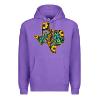 Purple Western Texas Map Premium Hoodie - Bettercallsaul