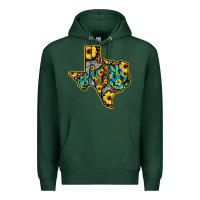Sports Green Western Texas Map Premium Hoodie - Bettercallsaul
