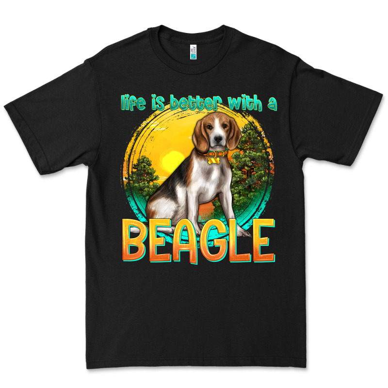 Life Is Better With A Beagle Premium Tee by texasbilliewilder | Teevron