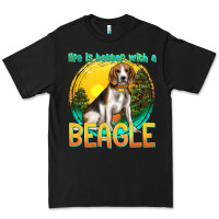 Black life is better with a beagle Premium Tee - texasbilliewilder