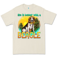 Bone life is better with a beagle Premium Tee - texasbilliewilder