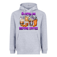 Heather Grey Nightmare Before Coffee Cups Heavyweight Hoodie - MaliasSmallBusiness