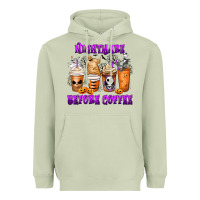Matcha Nightmare Before Coffee Cups Heavyweight Hoodie - MaliasSmallBusiness