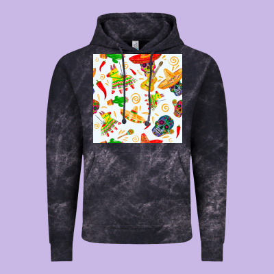 Mexico Seamless Pattern Vintage Hoodie Designed By Fadigitalartstudio
