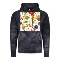 Cloud Black mexico seamless pattern Vintage Hoodie - FaDigitalArtStudio