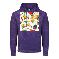 Cloud Purple mexico seamless pattern Vintage Hoodie - FaDigitalArtStudio