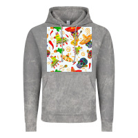 Cloud Rock mexico seamless pattern Vintage Hoodie - FaDigitalArtStudio