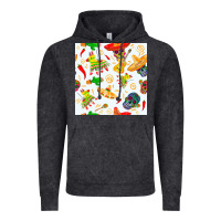 Vintage Black mexico seamless pattern Vintage Hoodie - FaDigitalArtStudio