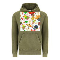 Vintage Olive mexico seamless pattern Vintage Hoodie - FaDigitalArtStudio