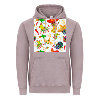 Vintage Zinc mexico seamless pattern Vintage Hoodie - FaDigitalArtStudio
