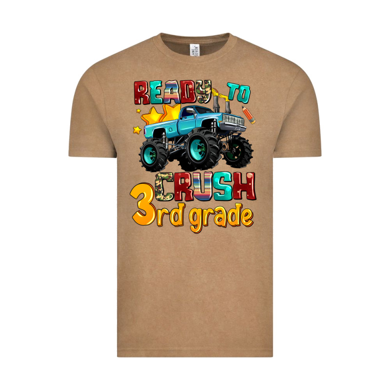 Ready To School Crush 3rd Grade Vintage Tee by AdoDesignShop | Teevron