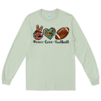 Matcha peace love football Long Sleeve Tee - Artiststas