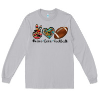 Moon Dust peace love football Long Sleeve Tee - Artiststas