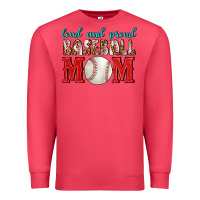Cardinal Loud And Proud Baseball Mom Premium Sweatshirt - BundleAndBundleShop