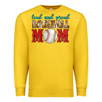 Lemon Loud And Proud Baseball Mom Premium Sweatshirt - BundleAndBundleShop