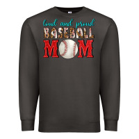 Smoke Loud And Proud Baseball Mom Premium Sweatshirt - BundleAndBundleShop