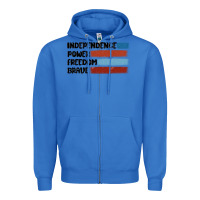 True Royal indepence power freedom brave Zipper Hoodie - MaliasSmallBusiness
