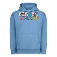 Pigment Pebble Blue Easter vibes Easter Day Urban Hoodie - HowdyJamesFarm