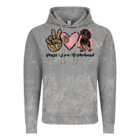 Cloud Rock peace love dachshund Vintage Hoodie - JahusDesignShop