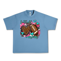 Pebble Blue football mom Urban Heavy Tee - AdoDesignShop