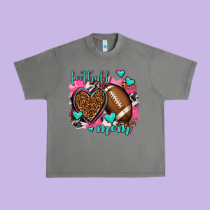 Football Mom Urban Heavy Tee Designed By Adodesignshop