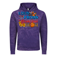 Cloud Purple loud and proud basketball mom Vintage Hoodie - HRA Design Shop