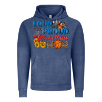 Vintage Denim loud and proud basketball mom Vintage Hoodie - HRA Design Shop