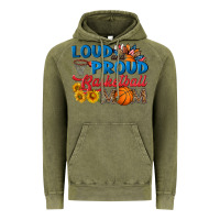 Vintage Olive loud and proud basketball mom Vintage Hoodie - HRA Design Shop