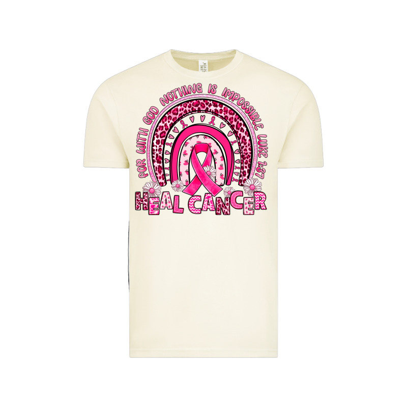 Heal Cancer Rainbow Vintage Tee by JahusDesignShop | Teevron