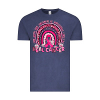 Vintage Denim heal cancer rainbow Vintage Tee - JahusDesignShop