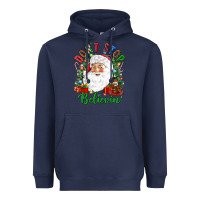 Navy Don't stop believin' Heavyweight Hoodie - NancyCooperArtShop