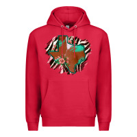 Cardinal Western Horsehide Texas Flag Premium Hoodie - Bettercallsaul