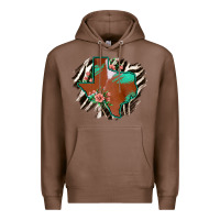 Chestnut Western Horsehide Texas Flag Premium Hoodie - Bettercallsaul