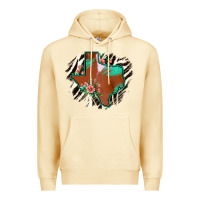 Pina Colada Western Horsehide Texas Flag Premium Hoodie - Bettercallsaul