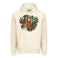 Sandshell Western Horsehide Texas Flag Premium Hoodie - Bettercallsaul