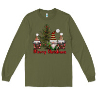 Merry Christmas With Gnomes Long Sleeve Tee | Teevron