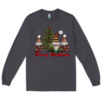 Smoke merry christmas with gnomes Long Sleeve Tee - AdoDesignShop