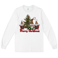 White merry christmas with gnomes Long Sleeve Tee - AdoDesignShop