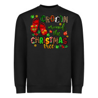Black Croc'in around the christmas tree Heavyweight Sweatshirt - AdoDesignShop