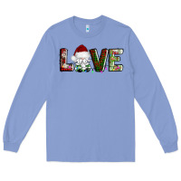 Colony Blue love christmas gnome Long Sleeve Tee - AdoDesignShop