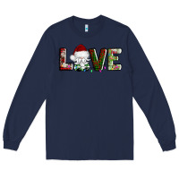 Navy love christmas gnome Long Sleeve Tee - AdoDesignShop